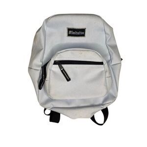 Vintage Limited Too Mini Backpack White Small Bag Kids School Travel Bookbag